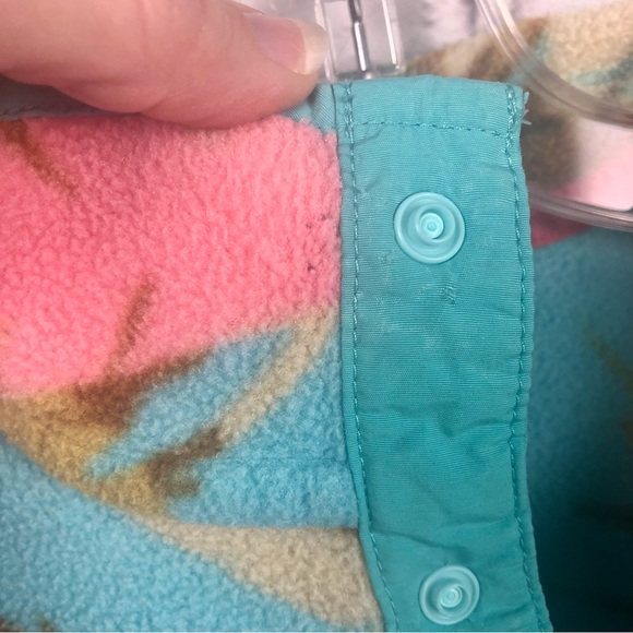 Patagonia Synchilla Snap-T Feather Dance Pullover Fleece Sz S - Picture 13 of 14